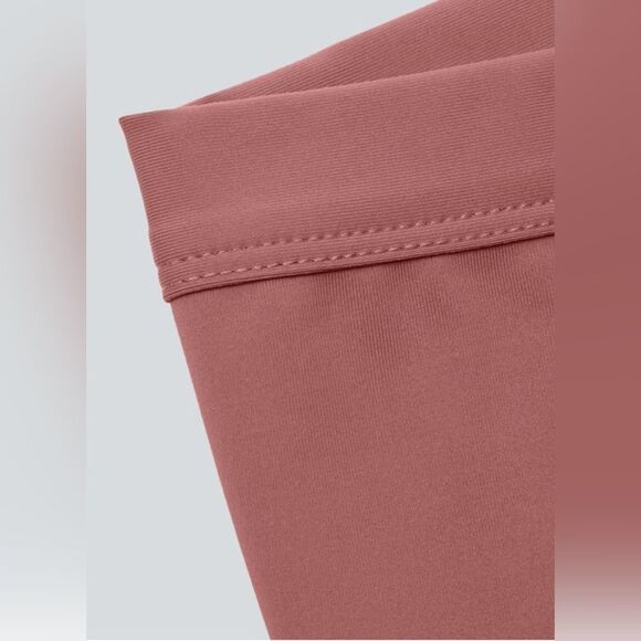 Halara High Waisted Tie Front Split Hem Palazzo Wide Leg Flowy PANT XS NWOT - Picture 5 of 16